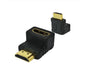 ADAPTOR HDMI M/F90UP - Computer Connectors -
