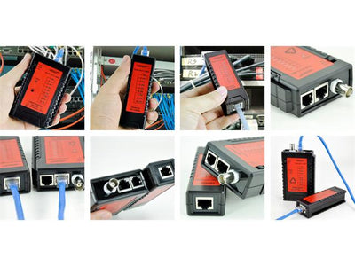 NF-468B NETWORK CABLE TESTER - LAN/Telecom/Cable Testing -
