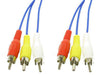 PATCHC 3X3RCA4 - Audio / Video Leads -