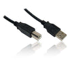 PRINTER CABLE USB 50CM - Computer Network Leads -