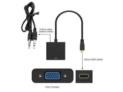 XFF HDMI MICRO-VGA CONVERTOR - Computer Connectors -