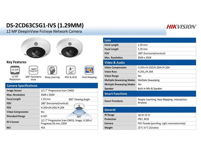 HKV DS-2CD63C5G1-IVS (1.29MM)