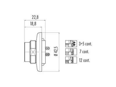 09 - 0043 - 00 - 07 - Circular Connectors -