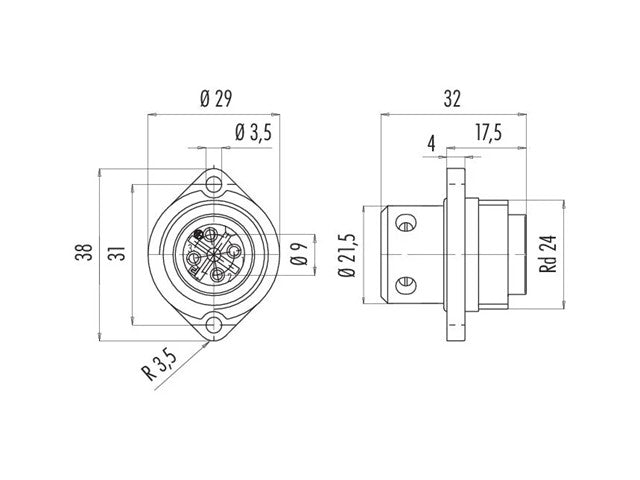 09 - 0211 - 00 - 04 - Circular Connectors - 2050000869440