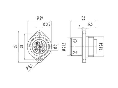 09 - 0211 - 00 - 04 - Circular Connectors - 2050000869440