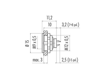 09 - 0416 - 00 - 05 - Circular Connectors - 2050000422485