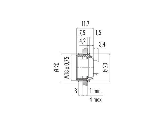 09 - 0454 - 80 - 14 - Circular Connectors - 2050010633703