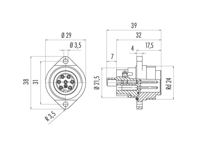 09 - 4219 - 00 - 07 - Circular Connectors - 2050000875649