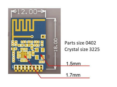 BMT NRF24L01+ TRANSCEIVER MODULE