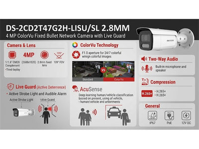 HKV DS-2CD2T47G2H-LISU/SL 2.8MM