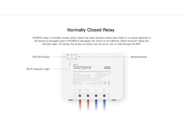 SONOFF ENERGY MONITOR POW R3