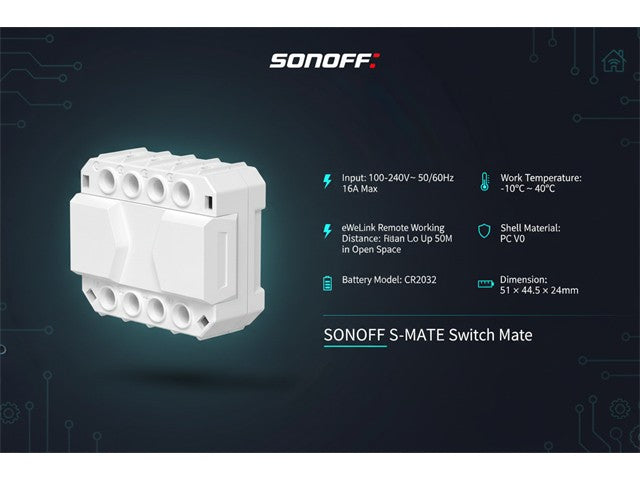 SONOFF S-MATE SWITCH MATE