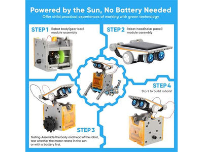 EDU-TOY 12 IN 1 SOLAR ROBOT KIT