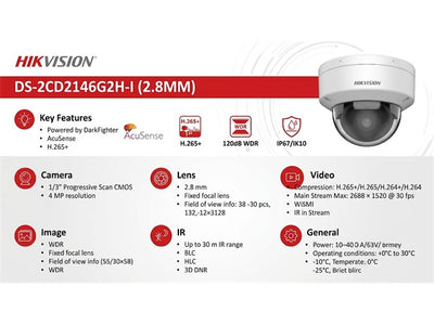 HKV DS-2CD2146G2H-I (2.8MM)