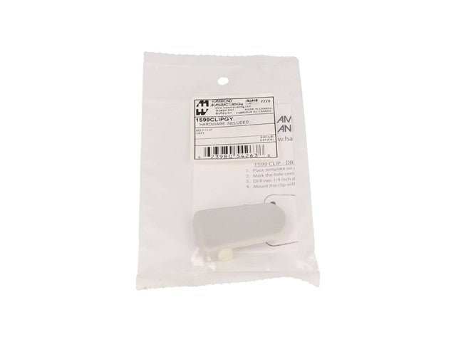 1599CLIP GREY - Enclosure Accessories - 623980560328