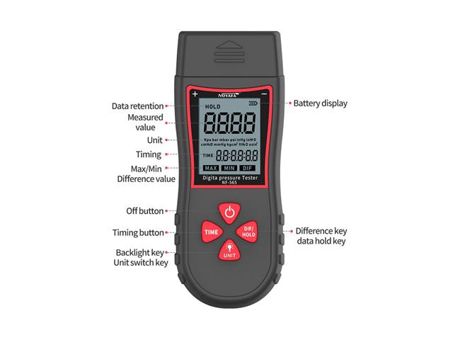 NF-565 DIGITAL MANOMETER