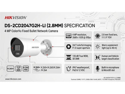 HKV DS-2CD2047G2H-LI (2.8MM)