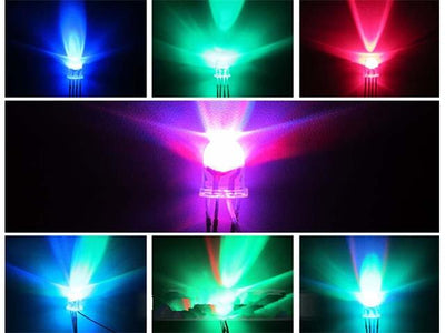 BMT RGB LED 4P 5MM C/CATH 10/PK