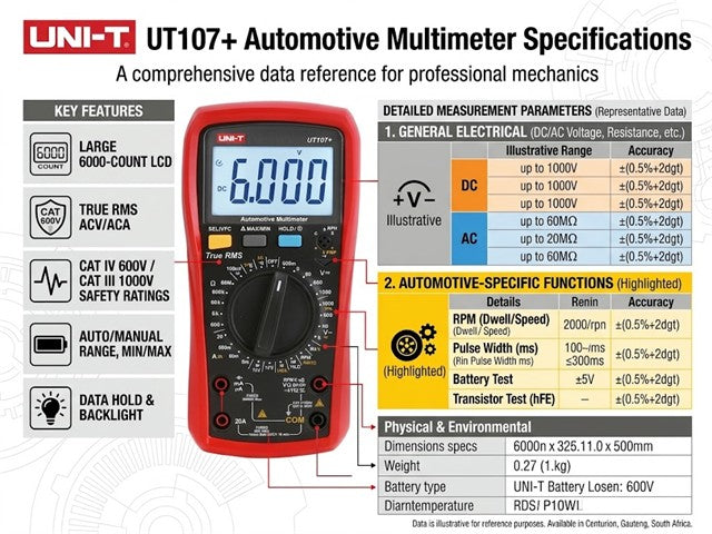 UNI-T UT107+