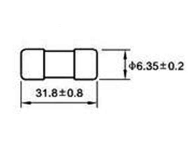 25A CER 6X32 S/B - Fuses -