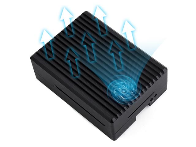 WVS RASPBERRY PI5 ALUM CASE+FAN