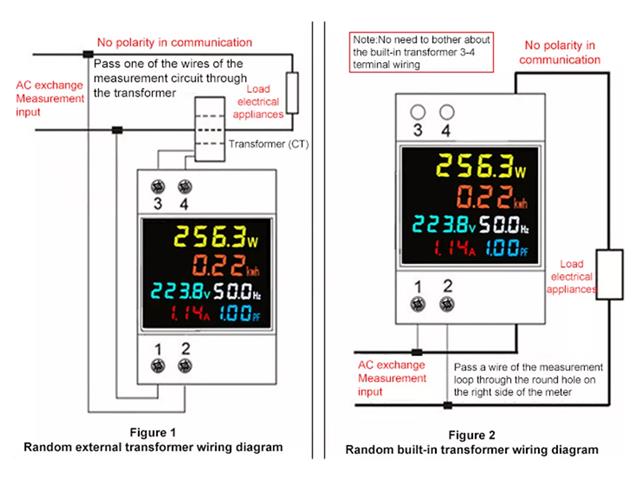 DGM ENERGY METER AC 220-450V 10A