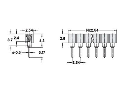 310 - 87 - 120 - 41 - 001 - PCB Connectors - No