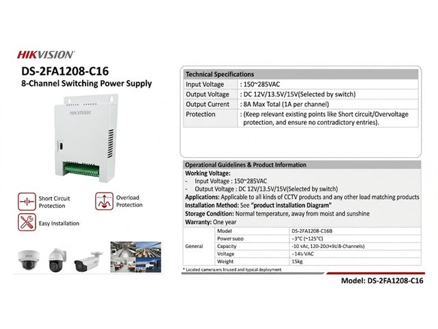 HKV DS-2FA1208-C16
