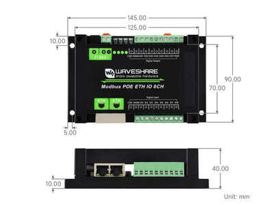 WVS 8CH ETHERNET DIG I/O RTU/TCP