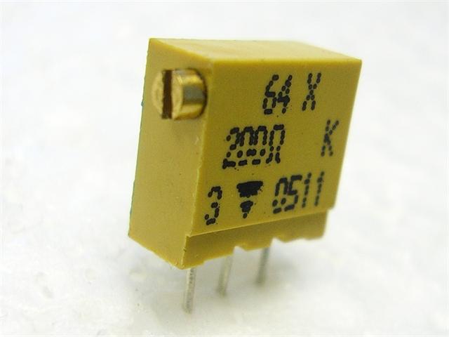 3296X - 500K (64X - 500K) - Potentiometers, Trimmers & Rheostats -