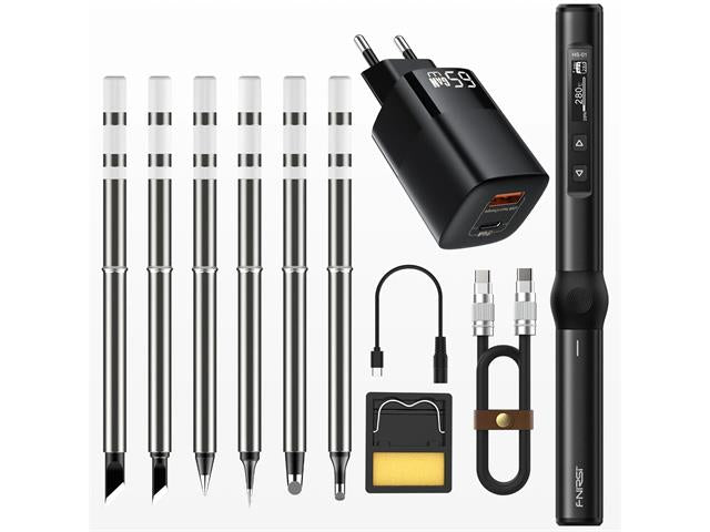 FNIRSI HS-01F SOLDERING IRON BLK