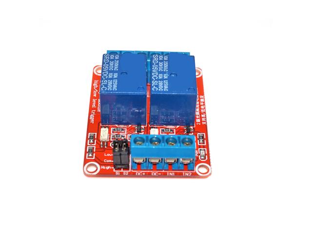 BMT RELAY BOARD 2CH 12V RED H/L