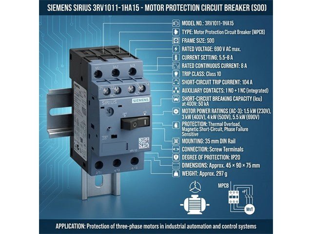3RV1011-1HA15 - Industrial Automation - 4011209381841
