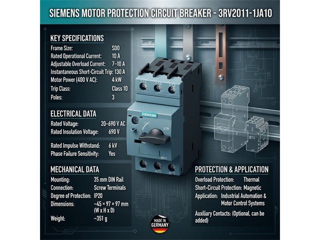 3RV2011-1JA10 - Industrial Automation - 4011209712492
