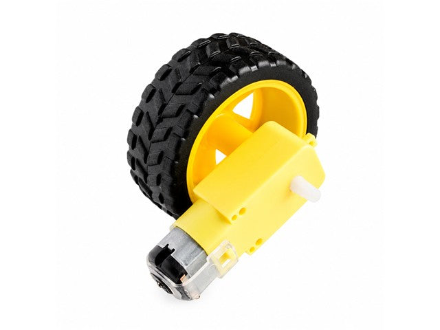 HKD DC TT GEAR MOTOR 3-6V+WHEEL