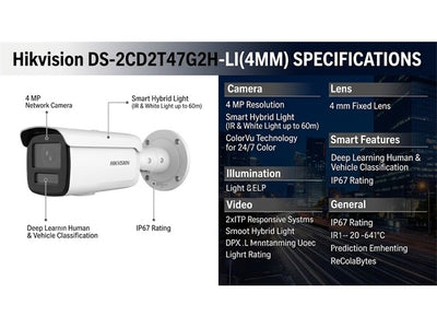 HKV DS-2CD2T47G2H-LI (4MM)