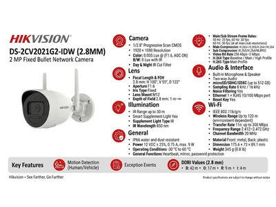 HKV DS-2CV2021G2-IDW (2.8MM)
