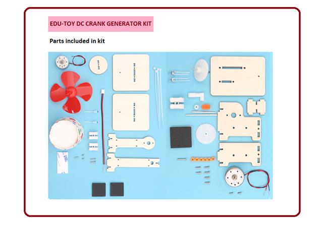 EDU-TOY DC CRANK GENERATOR KIT