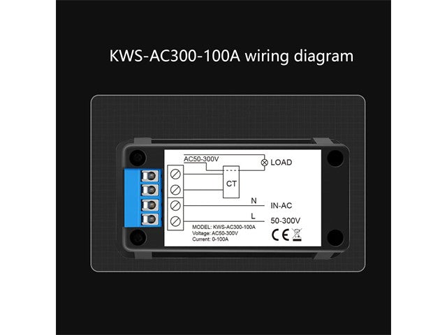 BDD KWS-AC300 LCD POW METER OPEN