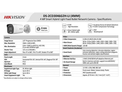 HKV DS-2CD3046G2H-LI (4MM)
