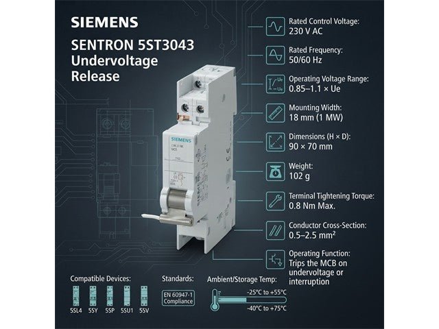 5ST3043 - Circuit Breakers - 4001869187518
