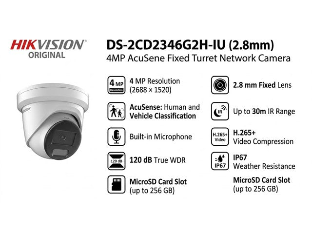 HKV DS-2CD2346G2H-IU (2.8MM)