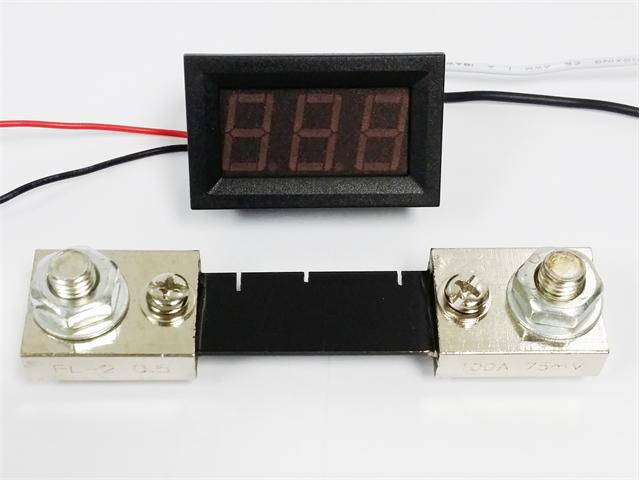 DPM/BDD DIG AMP METER 100A RED