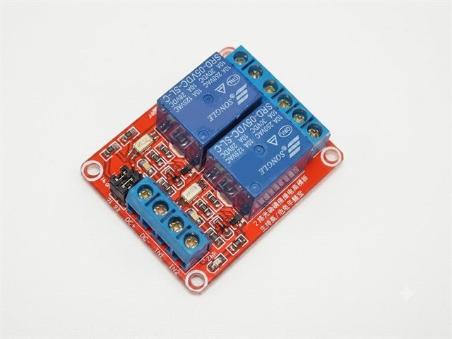 BDD RELAY BOARD 2CH 5V RED H/L