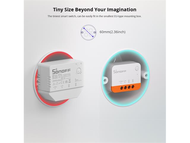 SONOFF ZBMINIL2 SMART SWITCH - Communica [Part No: SONOFF ZBMINIL2