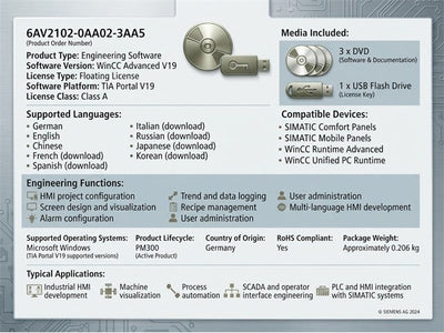 6AV2102-0AA02-3AA5 - Industrial Automation - 4047623157977