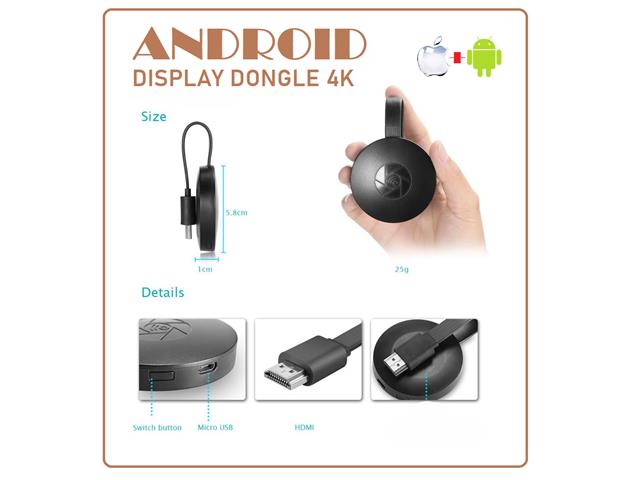 ANDROID DISPLAY DONGLE 4K