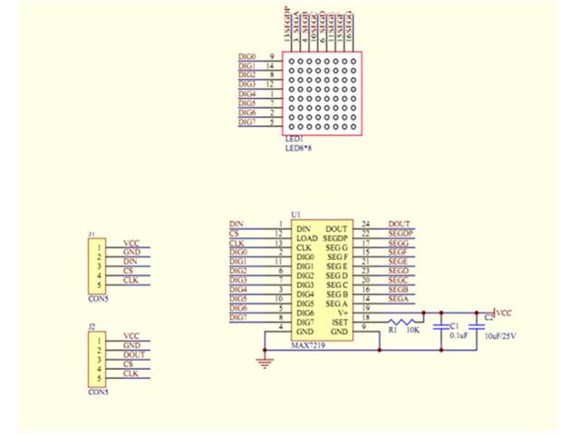 BMT 1XDOT MATRIX MODULE MAX7219