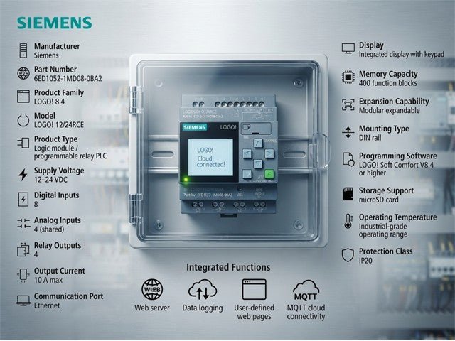6ED1052-1MD08-0BA2 - Industrial Automation - 4034106034474