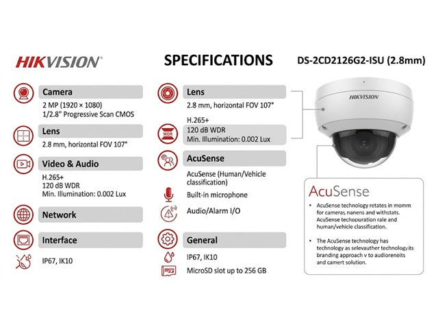 HKV DS-2CD2126G2-ISU (2.8MM)